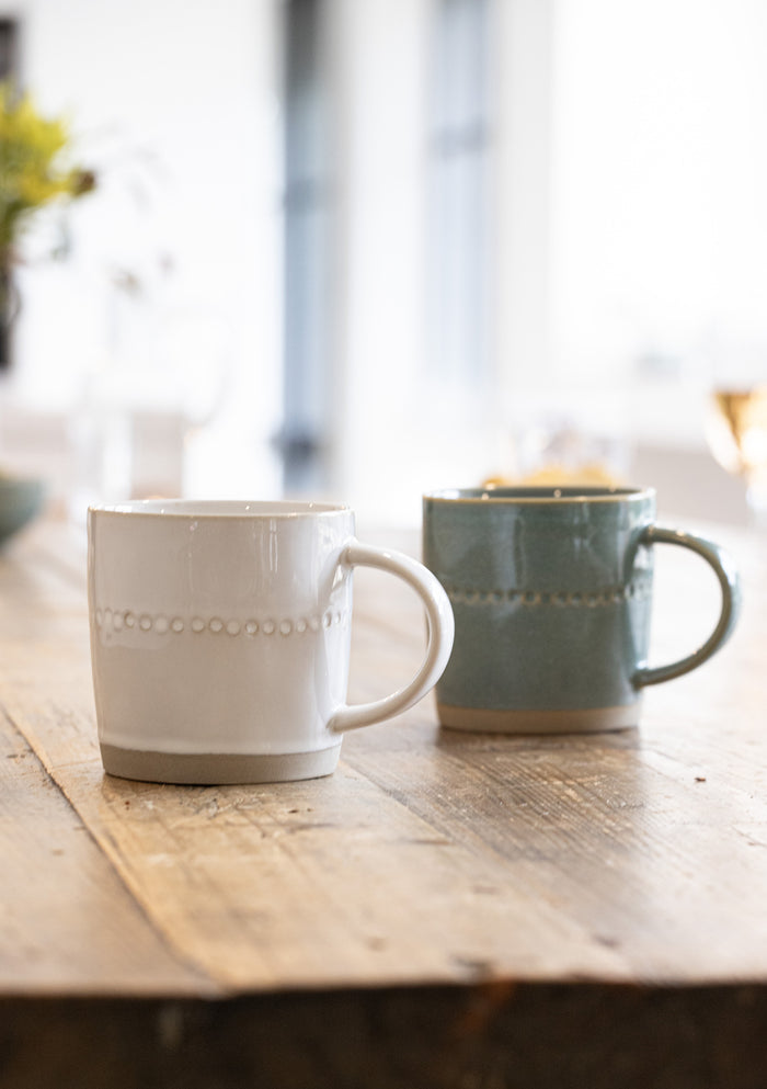 Ladelle Cameo Ivory 4pk Mug Set