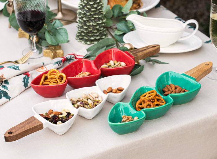 Ladelle Candy White Christmas Serve Stick