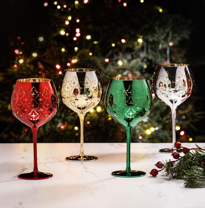 Ladelle Celeste Gold 2pk Gin Glass