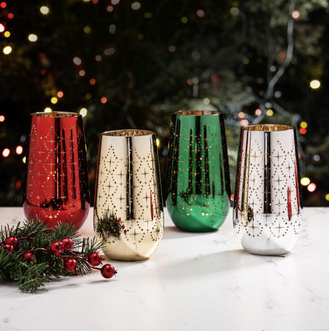 Ladelle Celeste Silver 2pk Highball Tumbler