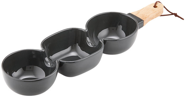 ladelle Classic 3 Part Charcoal Serve Stick