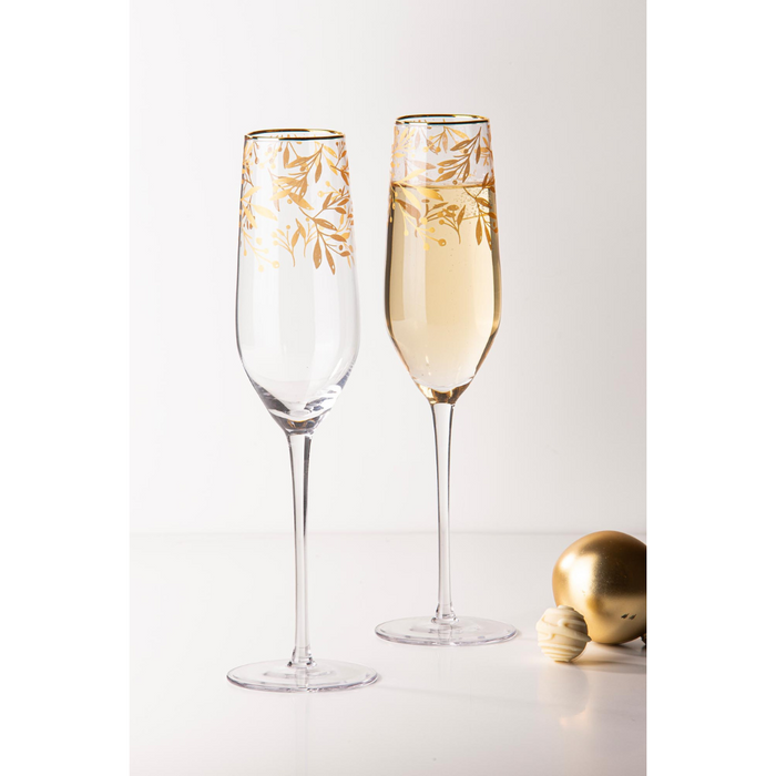 Ladelle Comet 2pk Champagne Glass