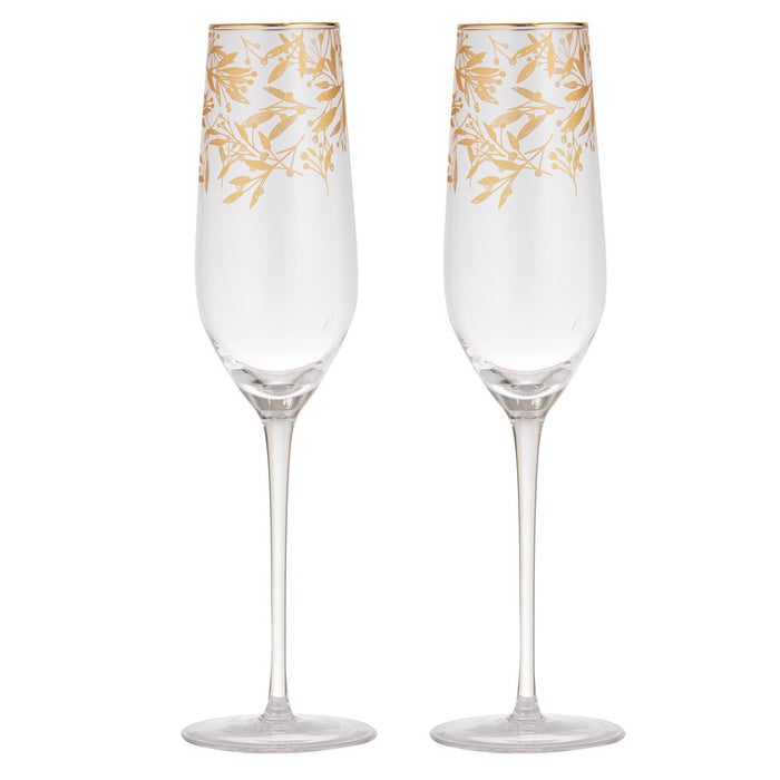 ladelle Comet 2pk Champagne Glass