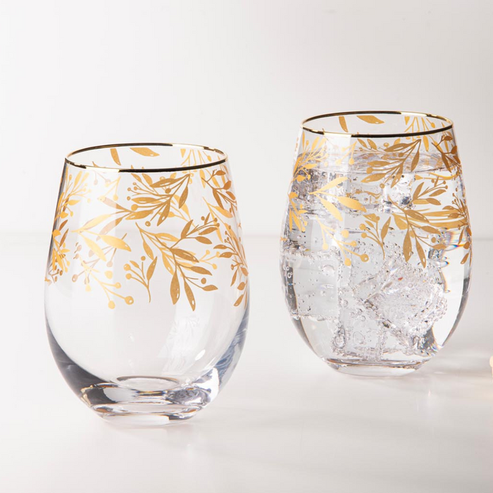 Ladelle Comet 2pk Glass Tumbler