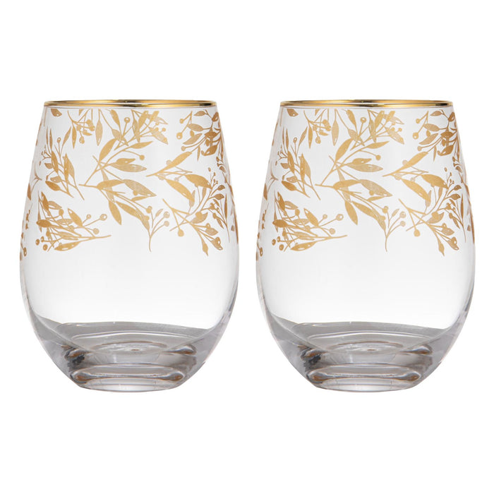 ladelle Comet 2pk Glass Tumbler