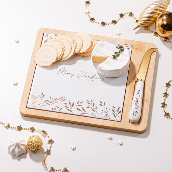 Ladelle Comet Platter And Cheese Knife Set