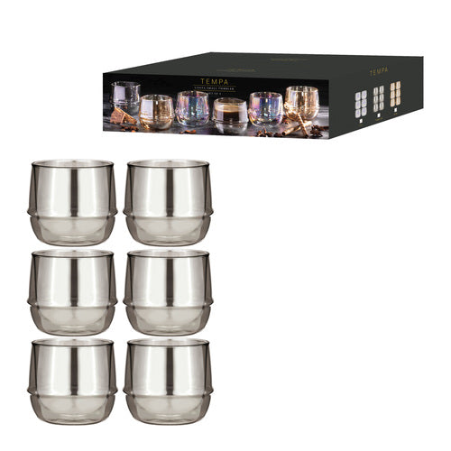 Ladelle Costa Charcoal Small 6pk Tumbler