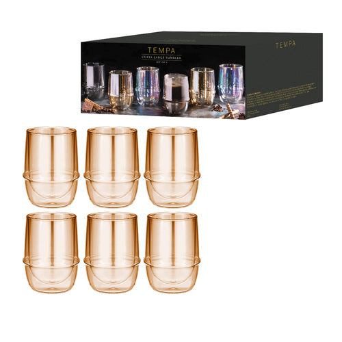 Ladelle Costa Gold Large 6pk Tumbler