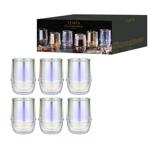 Ladelle Costa Opal Large 6pk Tumbler