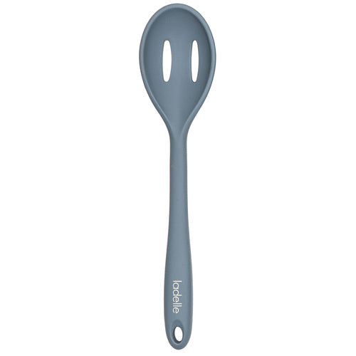 ladelle Craft Blue Silicone Slotted Spoon