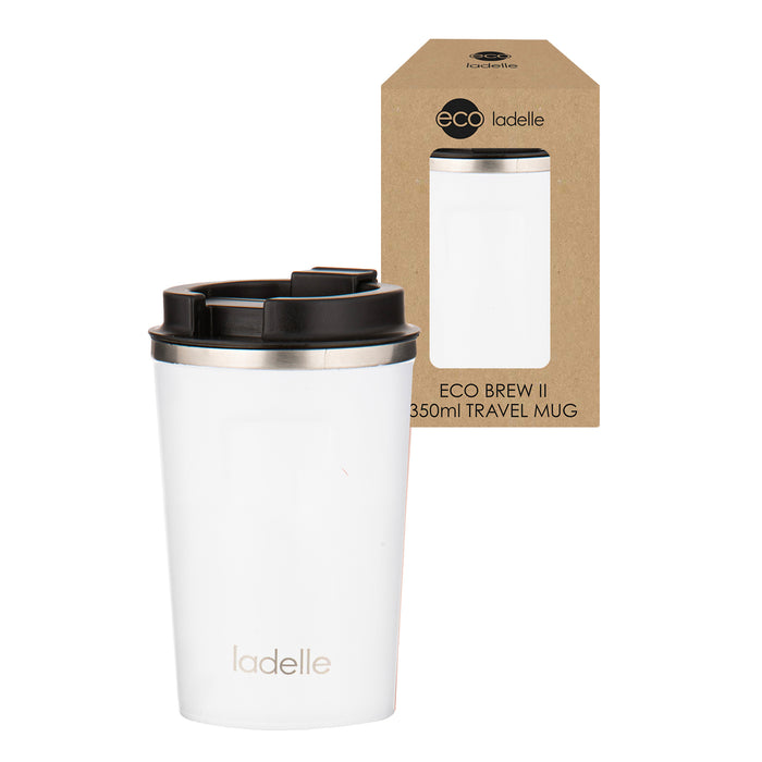 Ladelle Eco Culture Alabaster 350ml Travel Mug