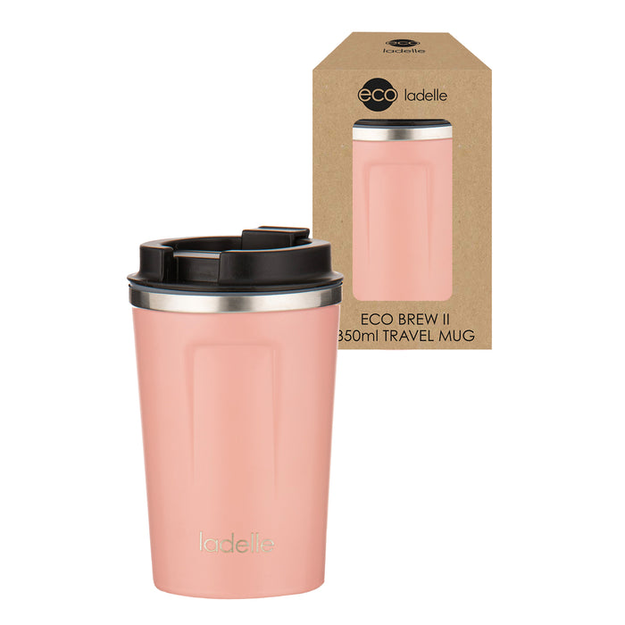 Ladelle Eco Culture Blush 350ml Travel Mug