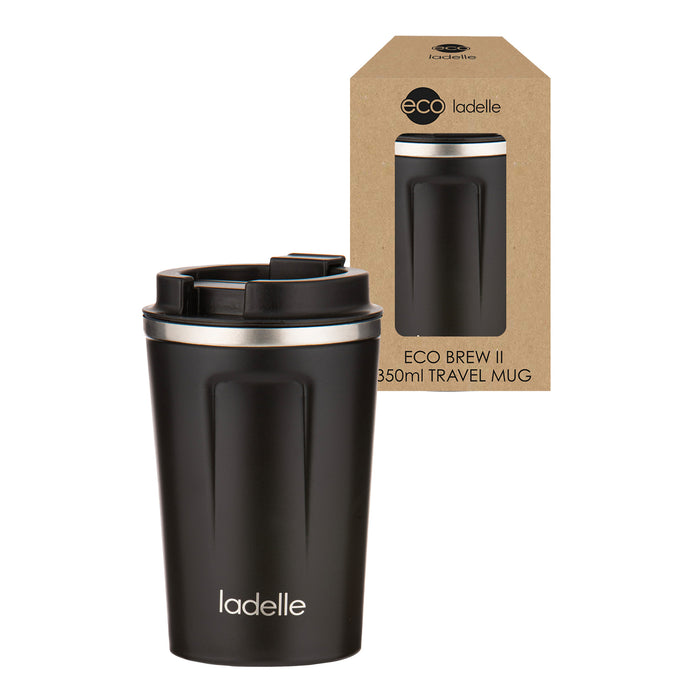 Ladelle Eco Culture Noir 350ml Travel Mug