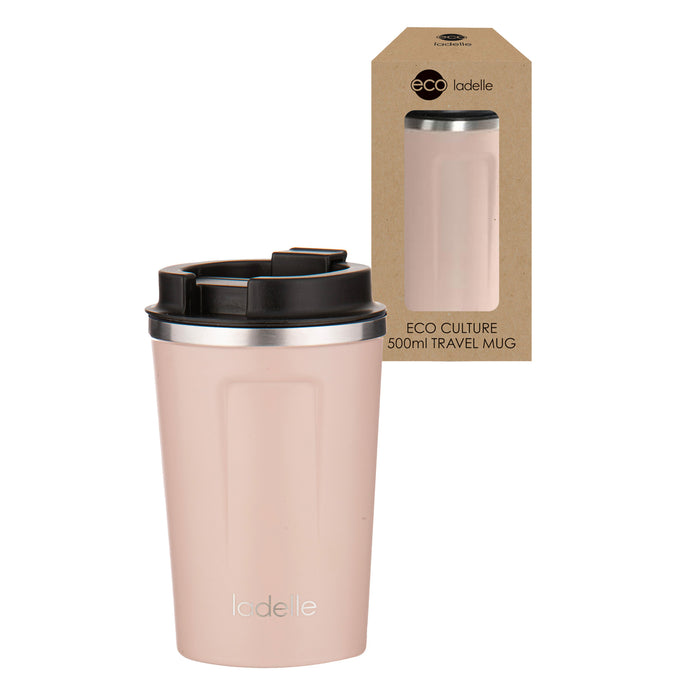 Ladelle Eco Culture Nougat 500ml Travel Mug