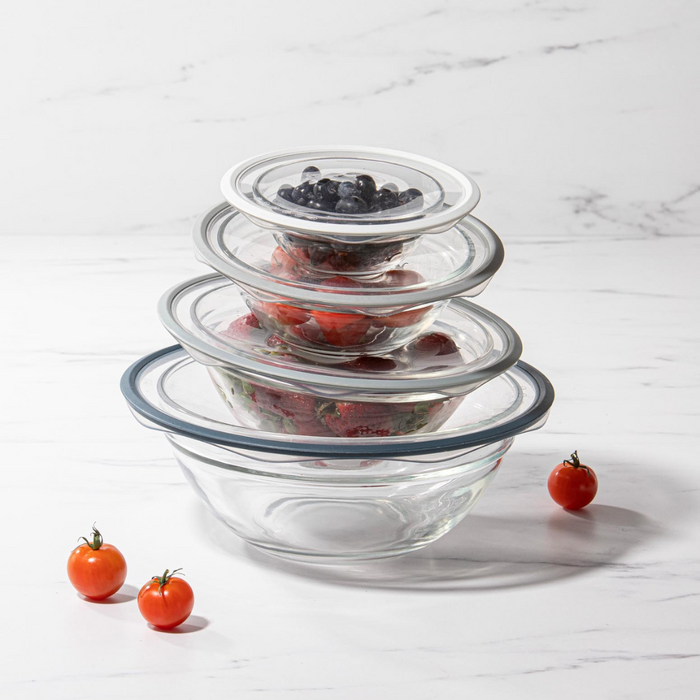 Ladelle Eco Flexi 4pk Assorted Airtight Bowl Cover