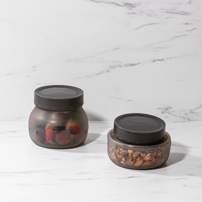 Ladelle Eco Flexi Charcoal 2pk Large Jar