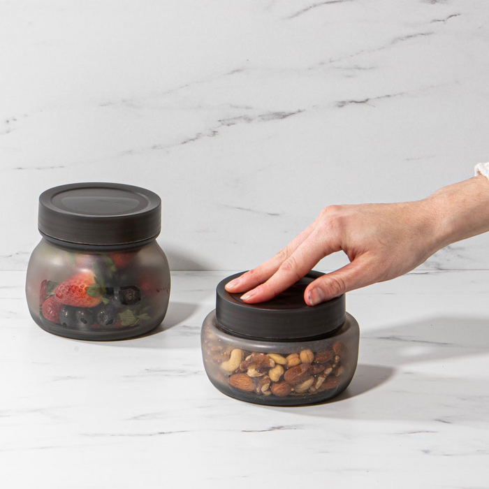 Ladelle Eco Flexi Charcoal 2pk Large Jar