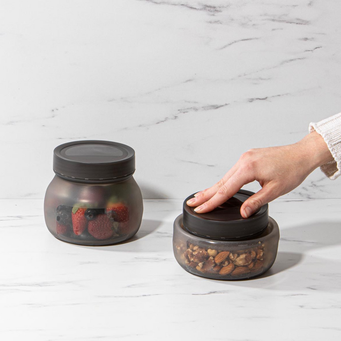 Ladelle Eco Flexi Charcoal 2pk Medium Jar