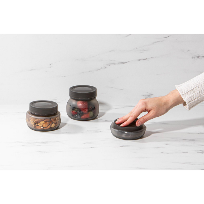 Ladelle Eco Flexi Charcoal 3pk Assorted Jar