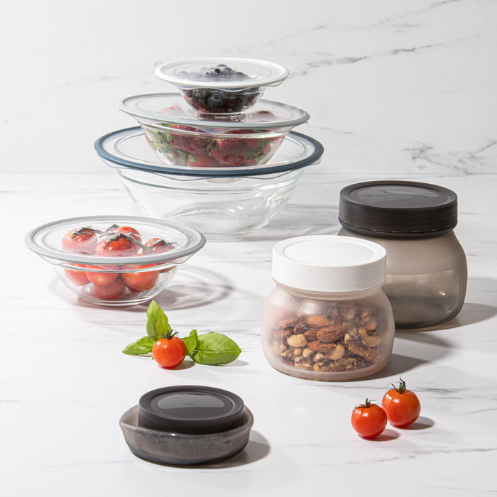 Ladelle Eco Flexi Charcoal 3pk Small Jar