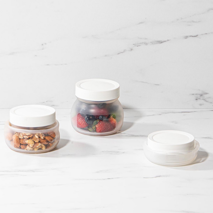 Ladelle Eco Flexi White 3pk Assorted Jar