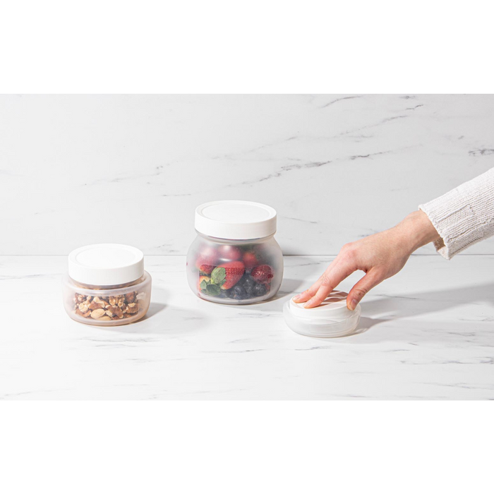 Ladelle Eco Flexi White 3pk Assorted Jar
