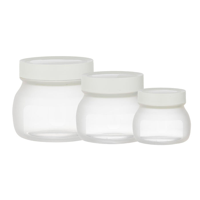 ladelle Eco Flexi White 3pk Assorted Jar
