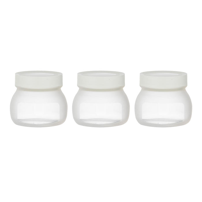 ladelle Eco Flexi White 3pk Small Jar