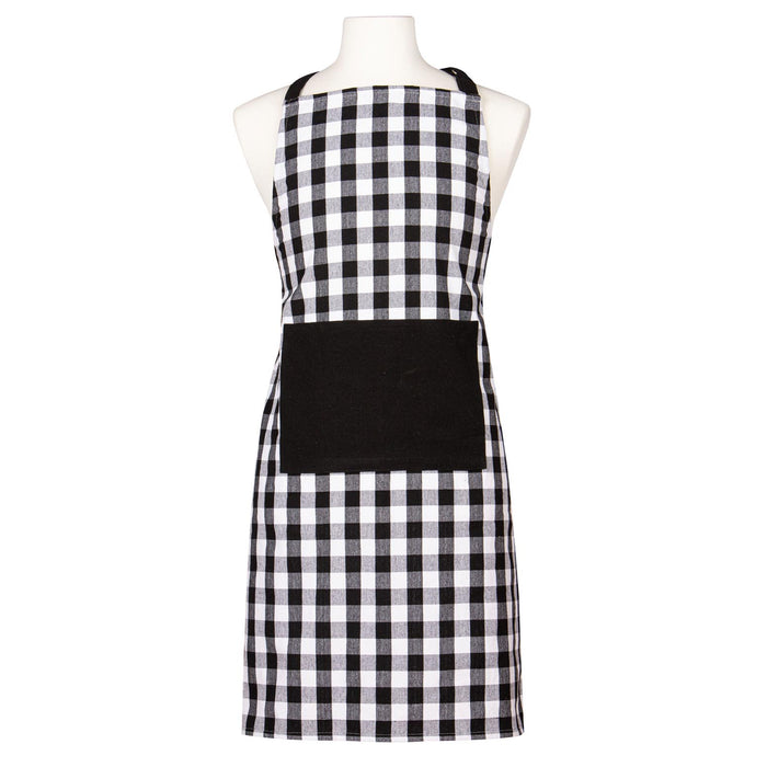ladelle Eco Gingham Black Apron