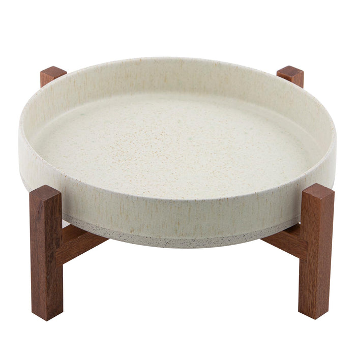 ladelle Eden Cream Footed Platter