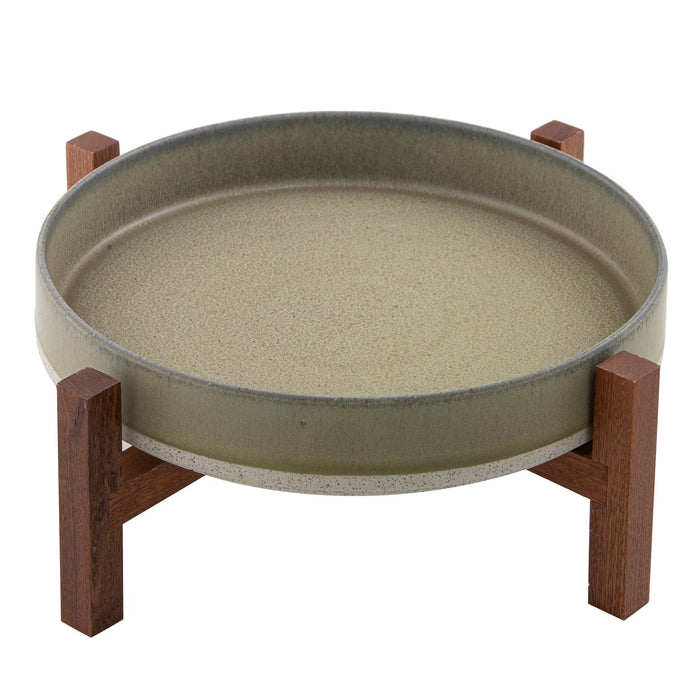 ladelle Eden Green Footed Platter