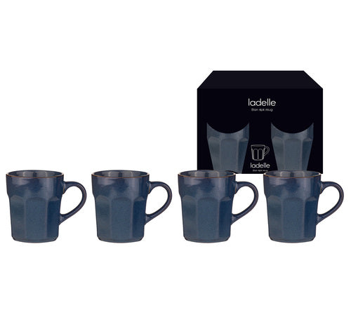 ladelle Elan Ocean Blue 4pk Mug
