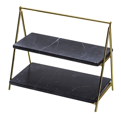 ladelle Emerson Black Serving Tower