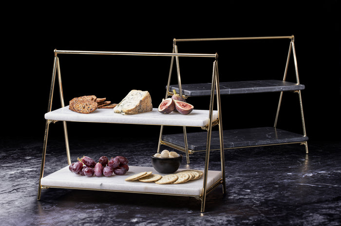 Ladelle Emerson White Serving Tower