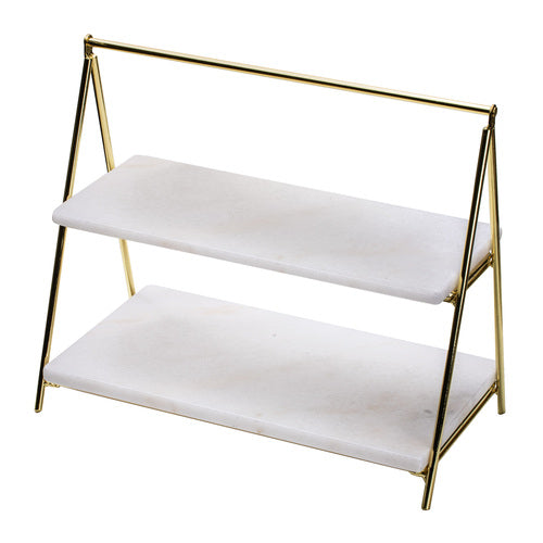 ladelle Emerson White Serving Tower