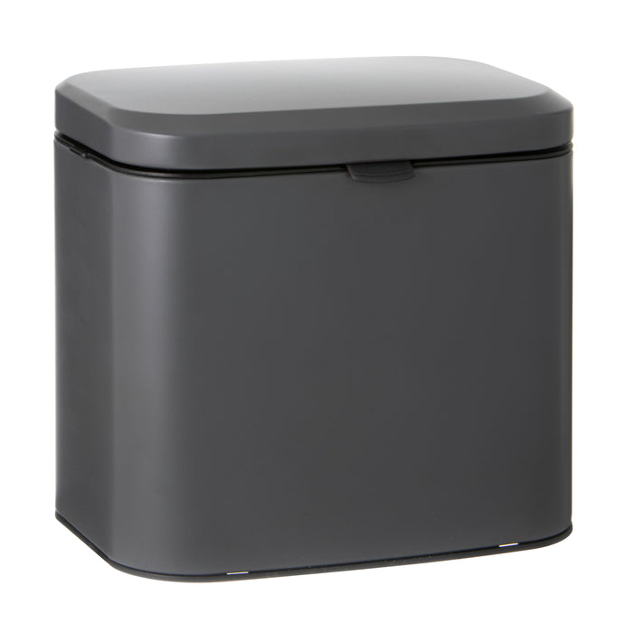 ladelle Essentials 4 Litre Charcoal Bin