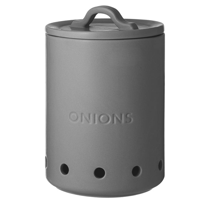 ladelle Essentials Charcoal Onion Vault