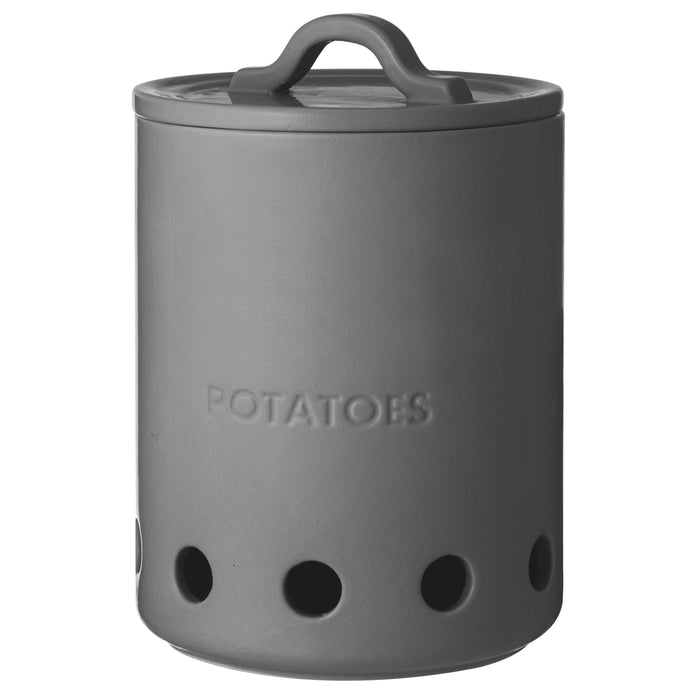 ladelle Essentials Charcoal Potato Vault