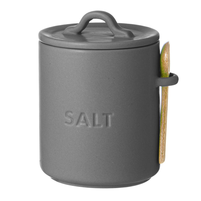 ladelle Essentials Charcoal Salt Cellar