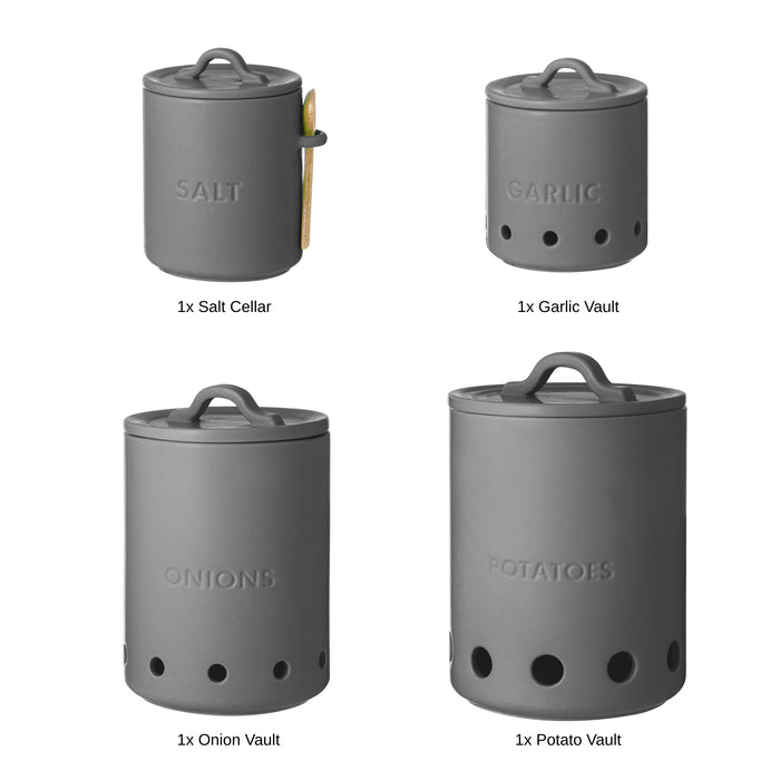 ladelle Essentials Charcoal Vaults Bundle