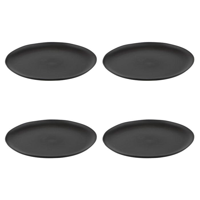 ladelle Flinders PET Charcoal 4pk Plate