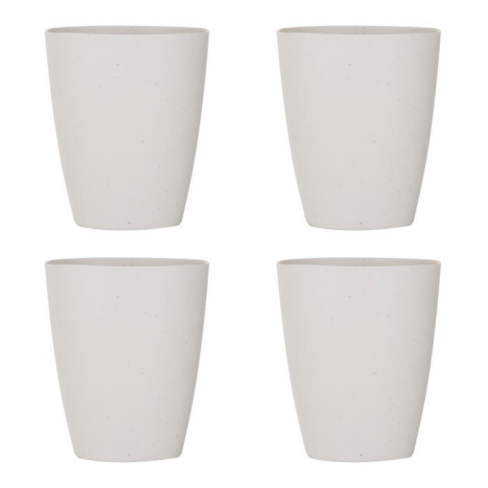 ladelle Flinders PET White 4pk Tumbler