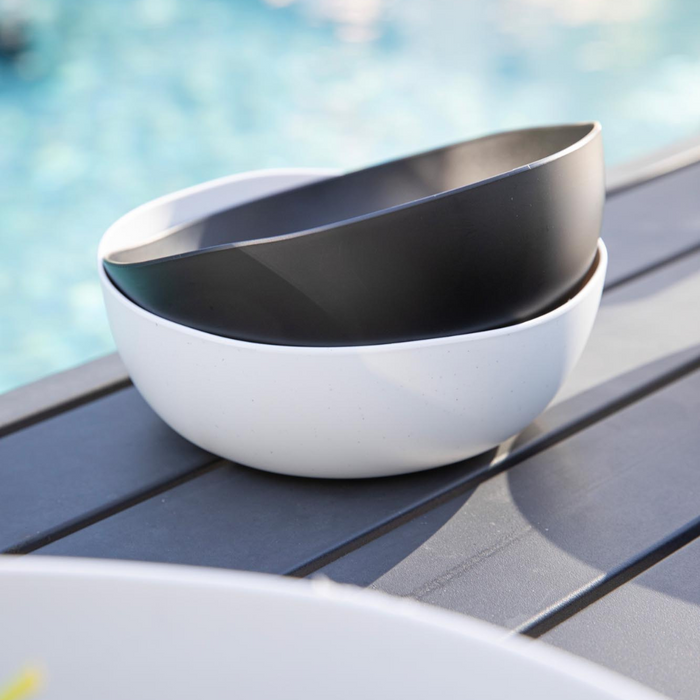 Ladelle Flinders Small PET Charcoal 4pk Bowl