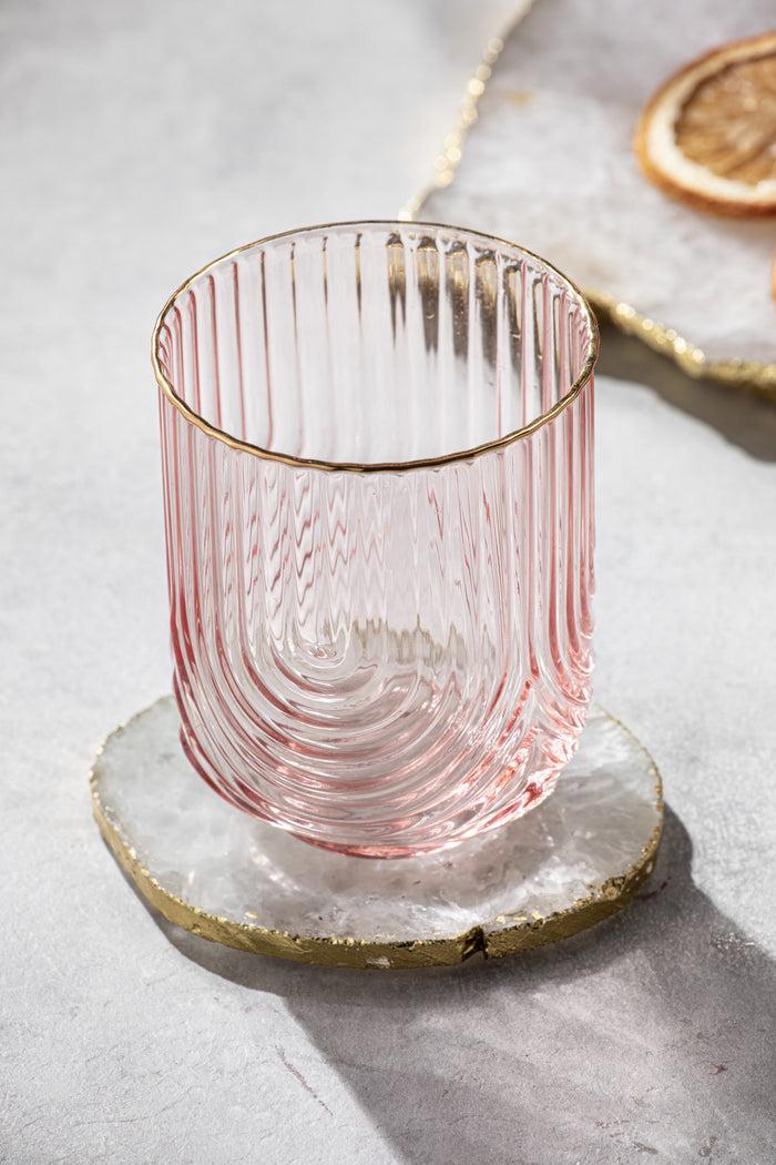 Ladelle Florence Opulent Pink 2pk Lowball Tumbler