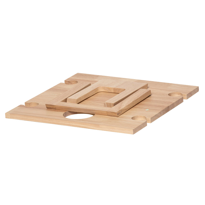ladelle Fromagerie Square Collapsible Picnic Table