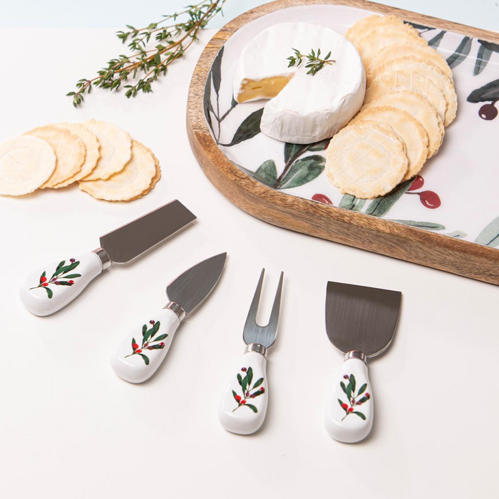 Ladelle Garland 4pc Cheese Knife Set