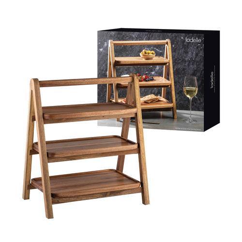 Ladelle Gather Acacia 3 Tier Serving Tower