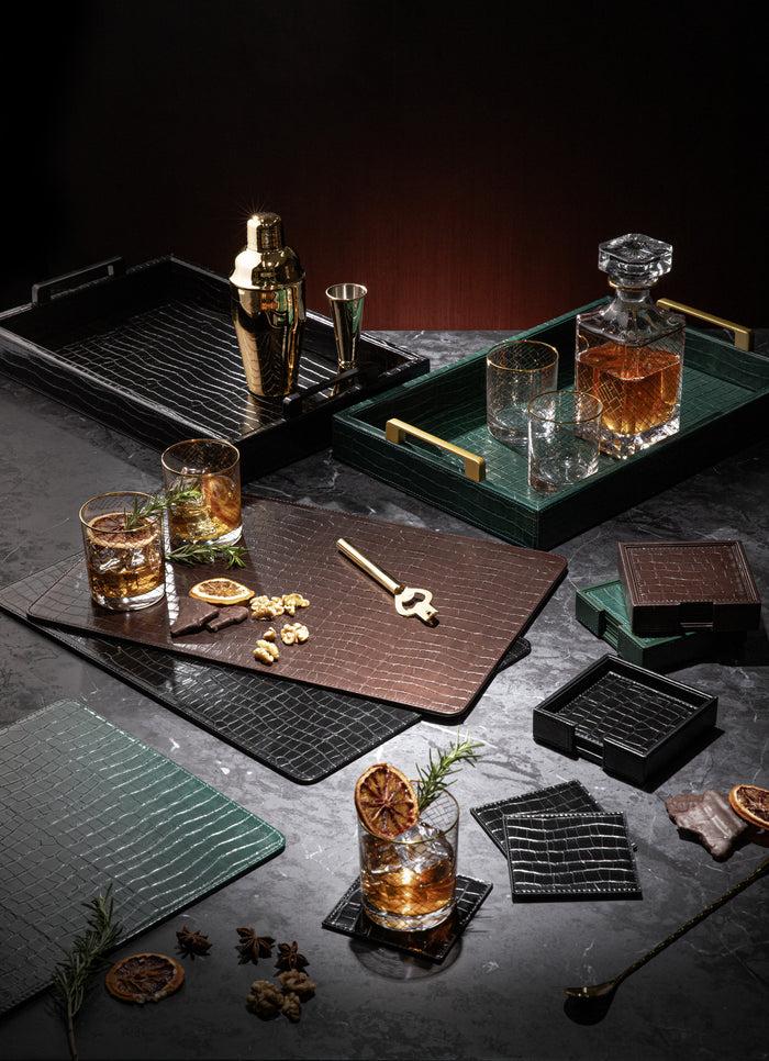 Ladelle Giovanni Forest 6pk Coaster