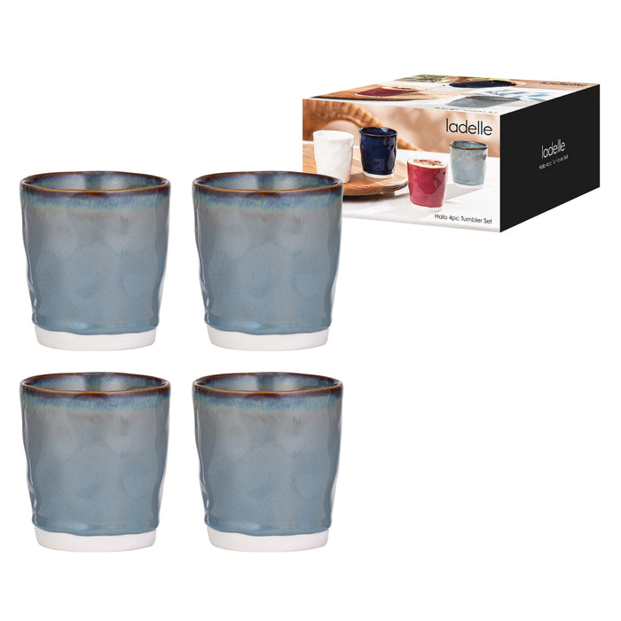Ladelle Halo Steel 4pk Tumbler