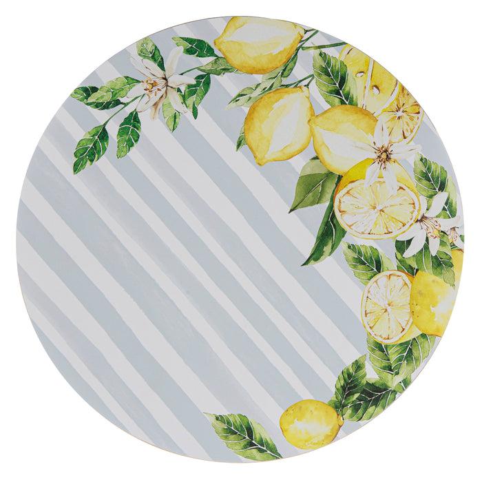 ladelle Hardboard Capri Round 4pk Placemat
